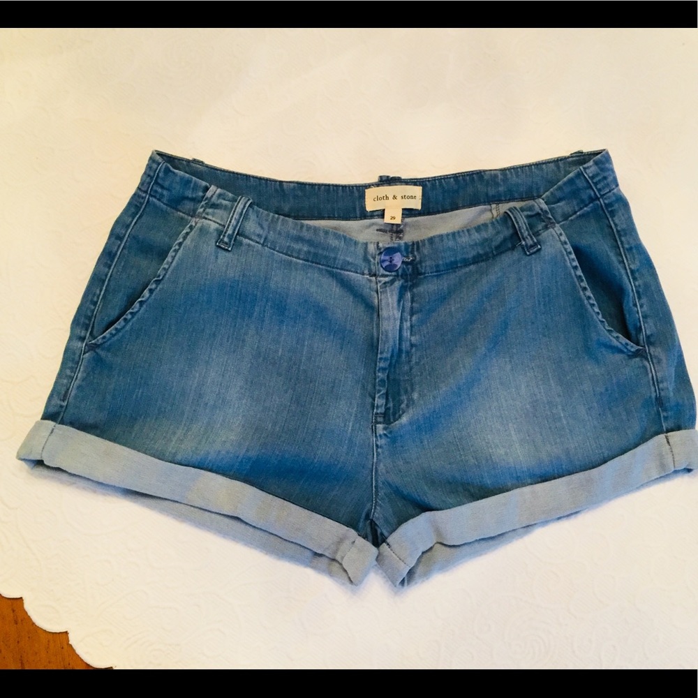 Cloth & Stone Denim Shorts #Anthropologie